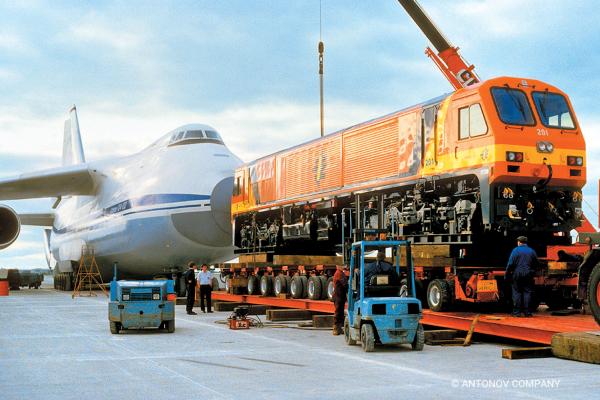 Antonov Airlines set another Guinness World Record for transporting the heaviest cargo (plus equipment) of 146 tons.